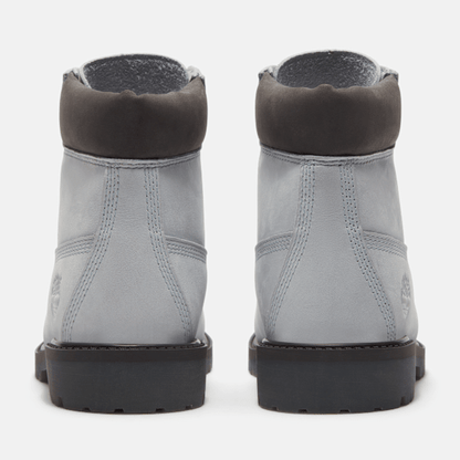 Youth Timberland Alpine Glacier 6-Inch Waterproof Boot Glacier Grey Nubuck