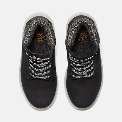 Youth Timberland Premium 6-Inch Waterproof Boot Black Nubuck