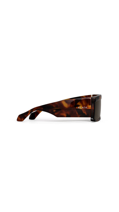 Alaïa Rectangular Mask Sunglasses