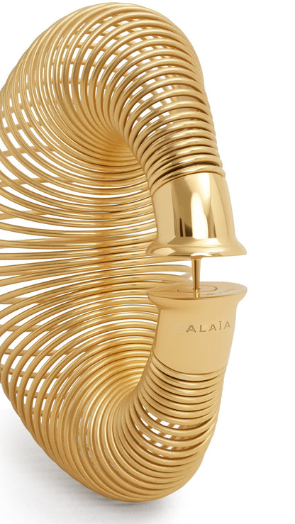 Alaïa Spiral Hoop Earrings