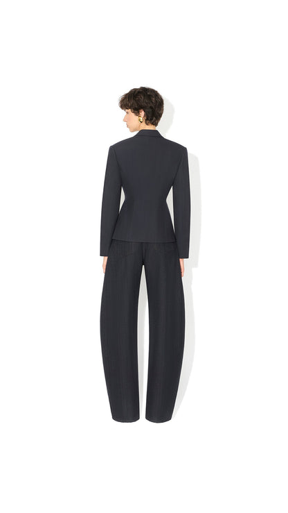 Alaïa Light Wool Double-Breasted Jacket