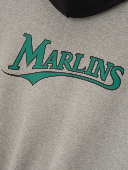 Essentials Marlins Sport Hoodie Concrete Heather/Blk