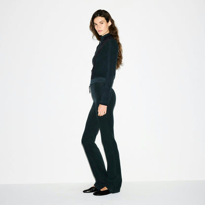 Skims Outdoor Fleece Fitted Jacket Dark Teal