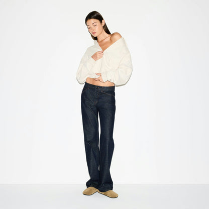 Skims Cotton Fleece Classic Zip Up Hoodie Oatmeal Heather