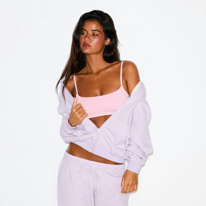 COTTON FLEECE CLASSIC ZIP UP HOODIE