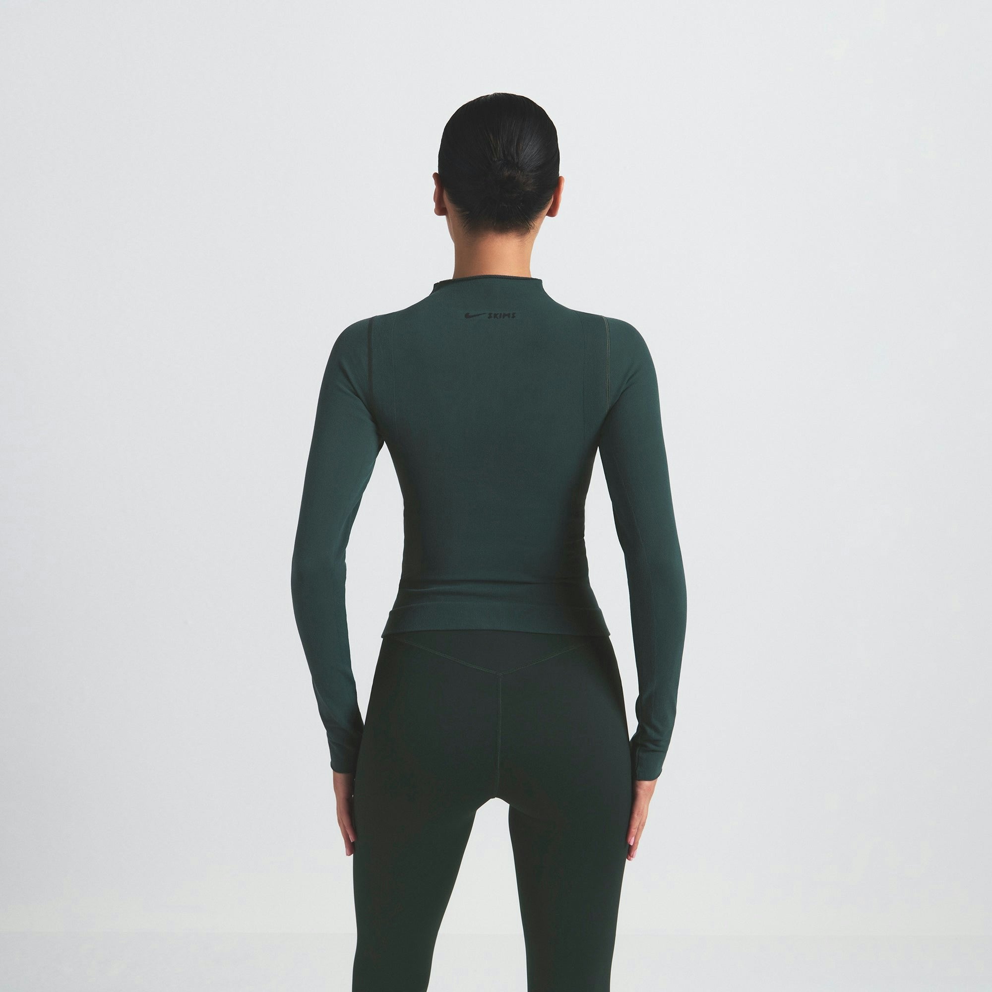 Skims Nikeskims Vintage Seamless Full Zip Jacket Dark Teal