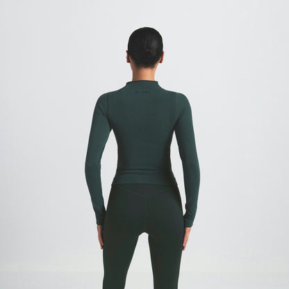 Skims Nikeskims Vintage Seamless Full Zip Jacket Dark Teal