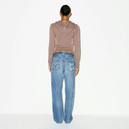 CASHMERE ZIP UP HOODIE