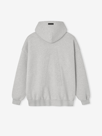 Essentials Athletics Zip Up Hoodie Melange Grey