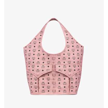 MCM X-Large Leni Shopper in Visetos