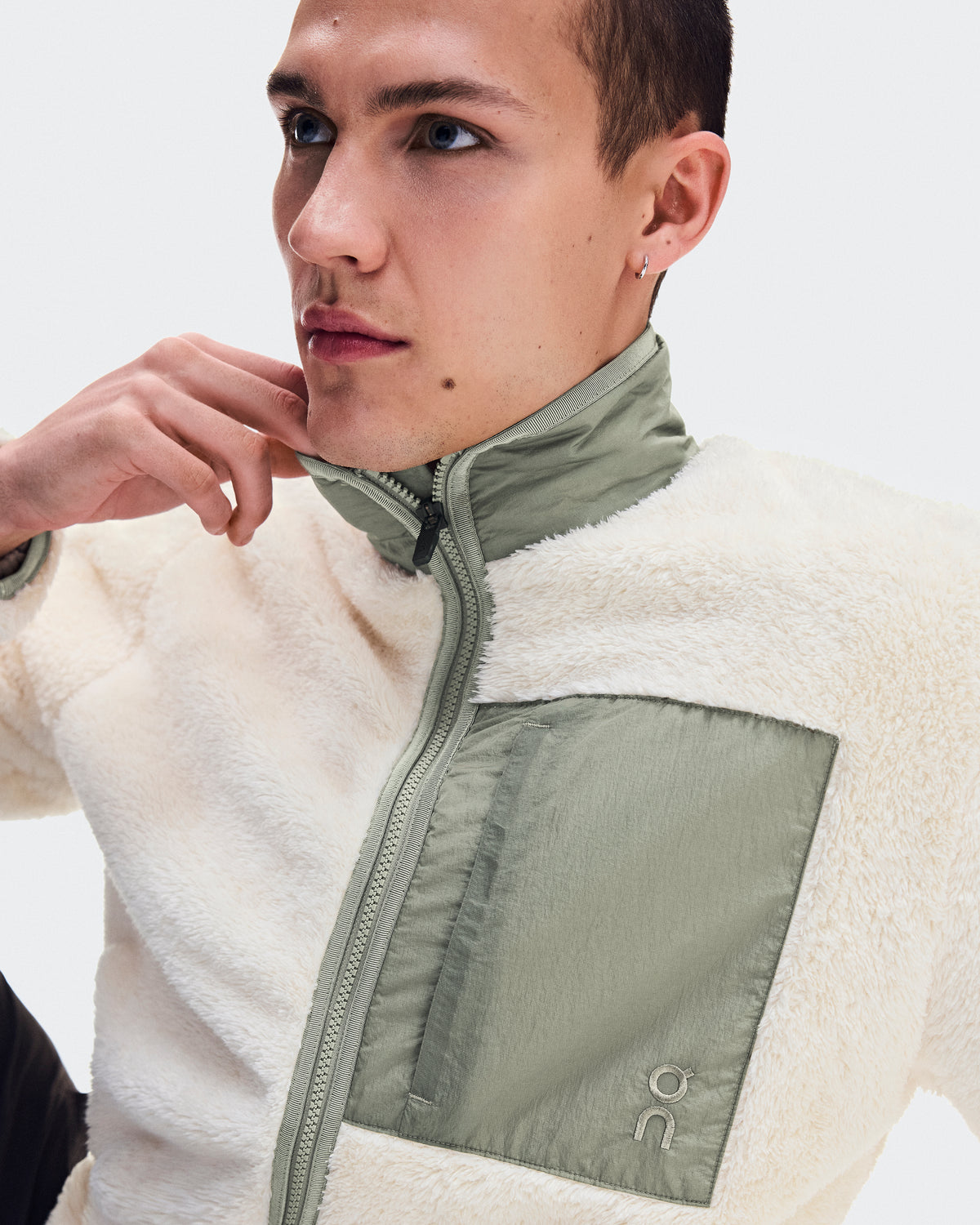 On Ascent Fleece Jacket Chantilly