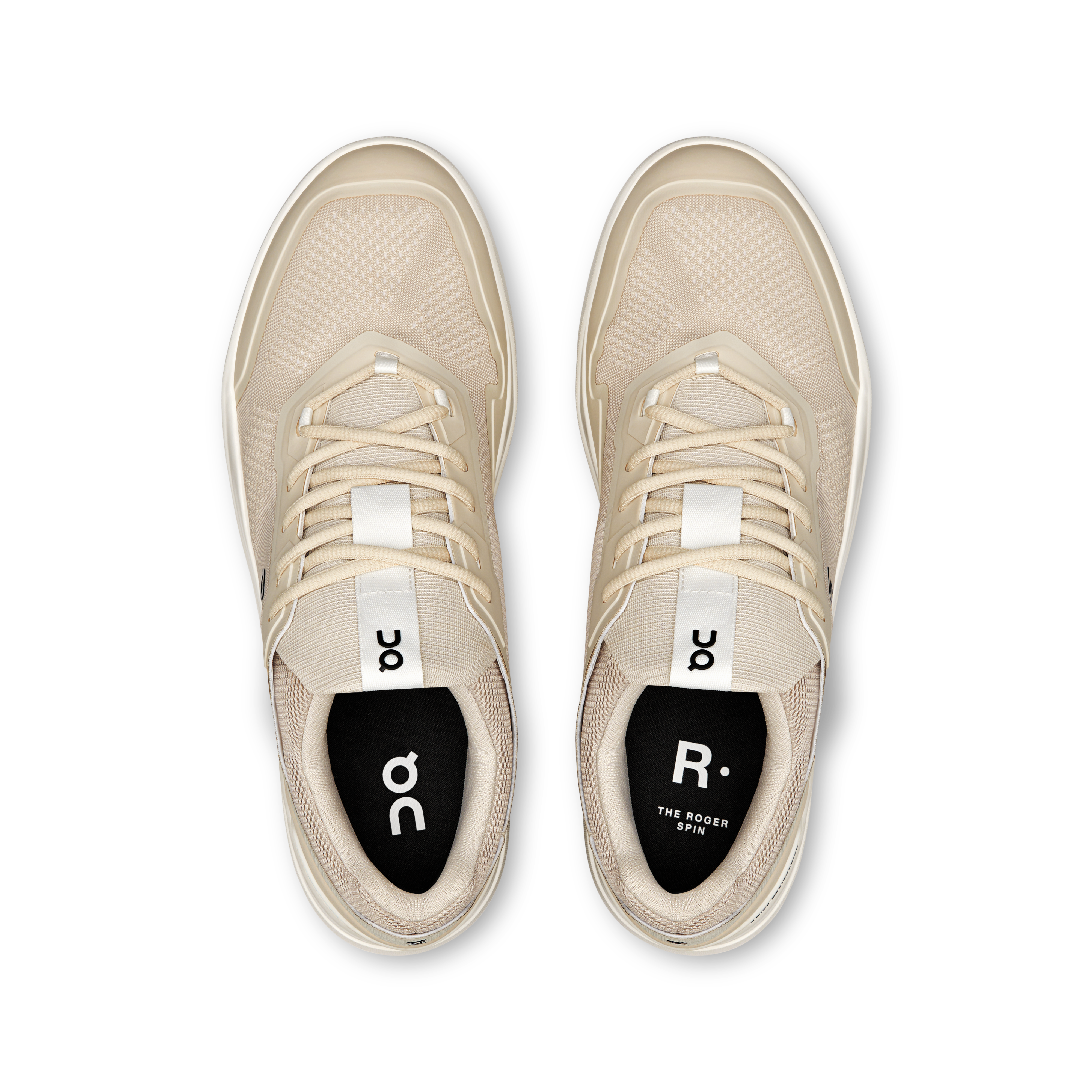 on running the roger spin sand ivory