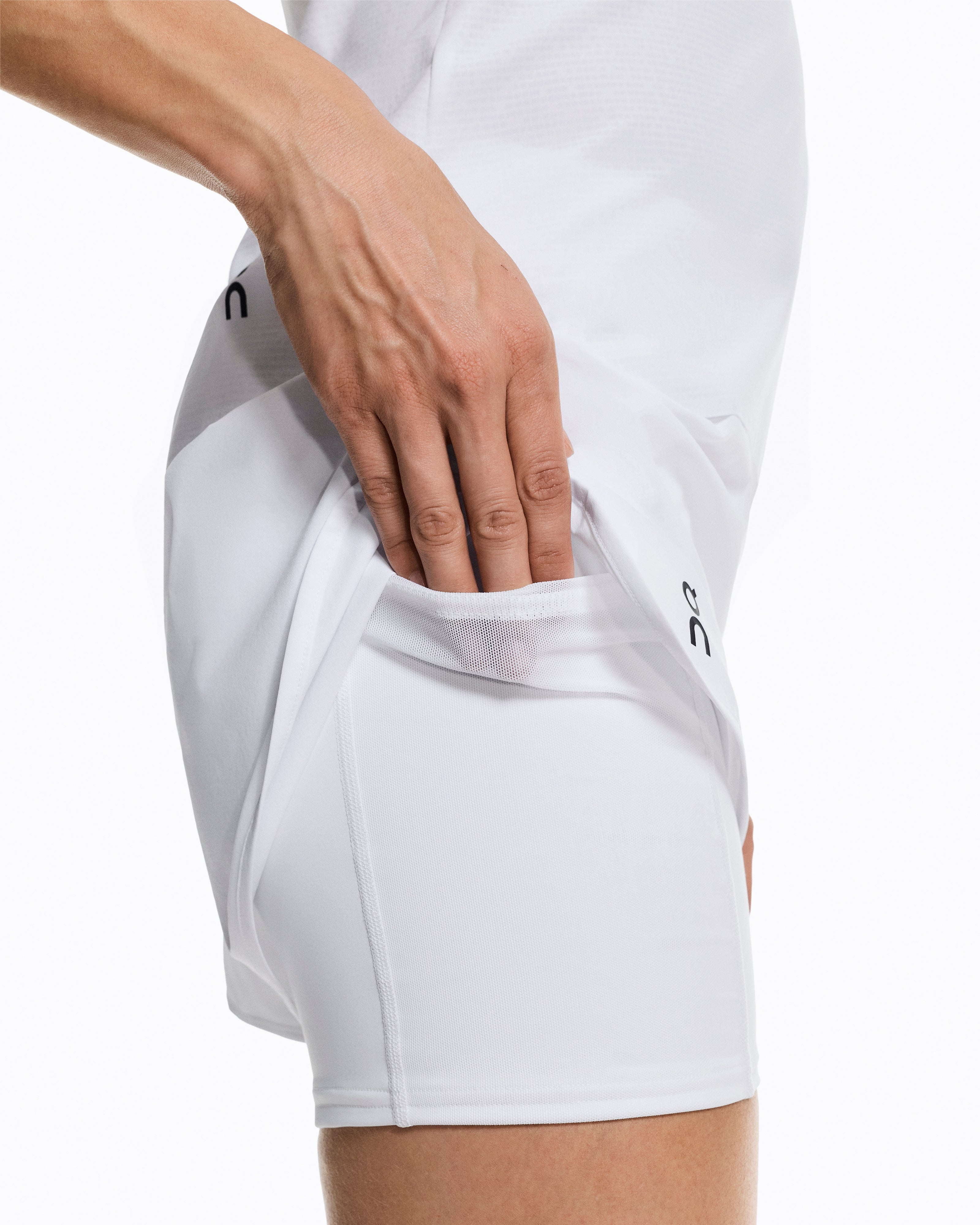 On 3" Court Shorts 2-In-1 White (Women'S)