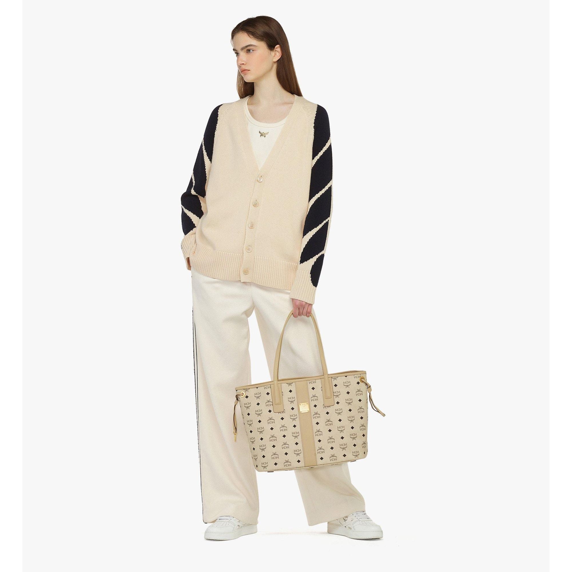 MCM Reversible Liz Shopper In Visetos