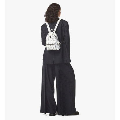MCM Stark Side Studs Backpack in Visetos