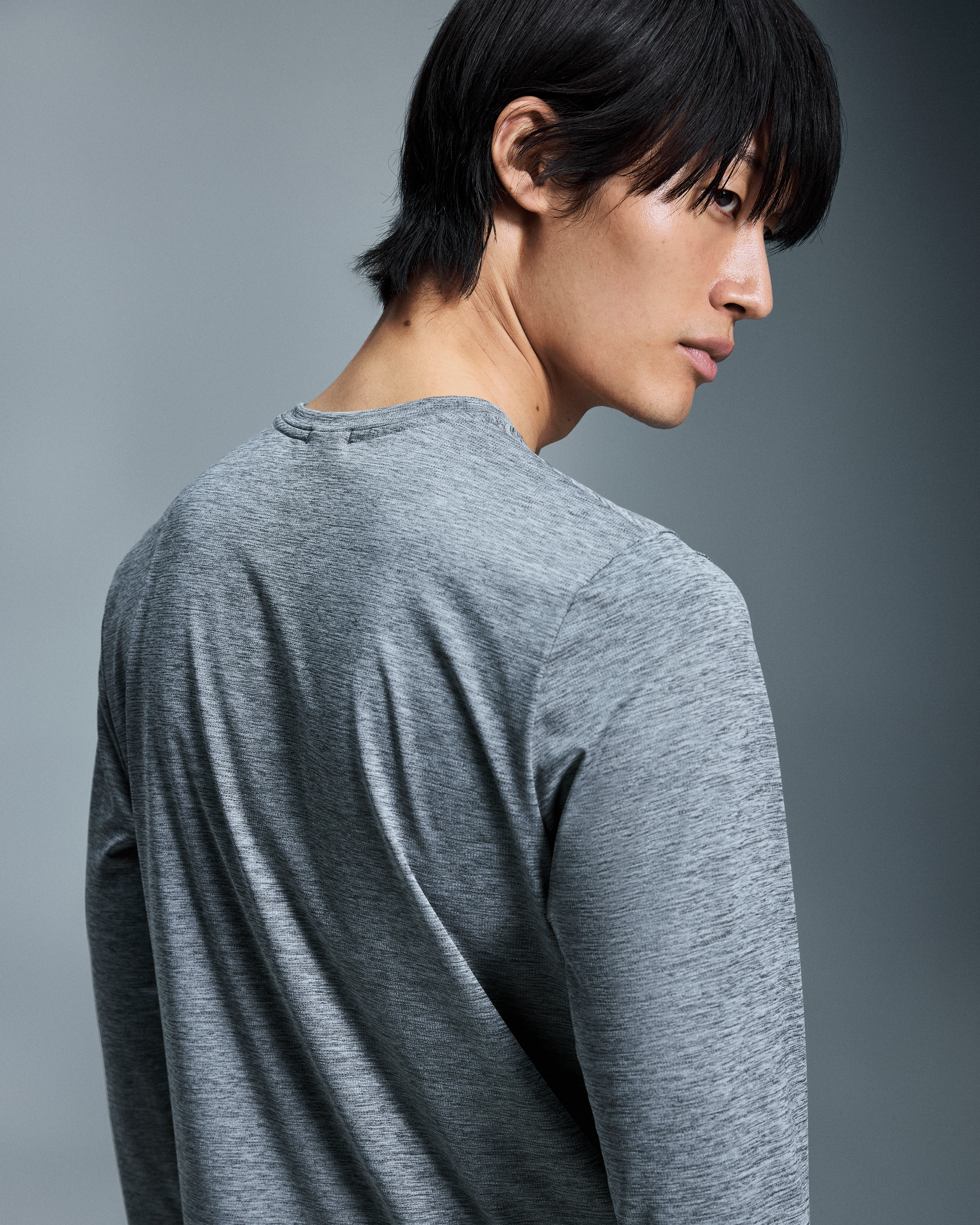 On Core Long-T Heather Gray