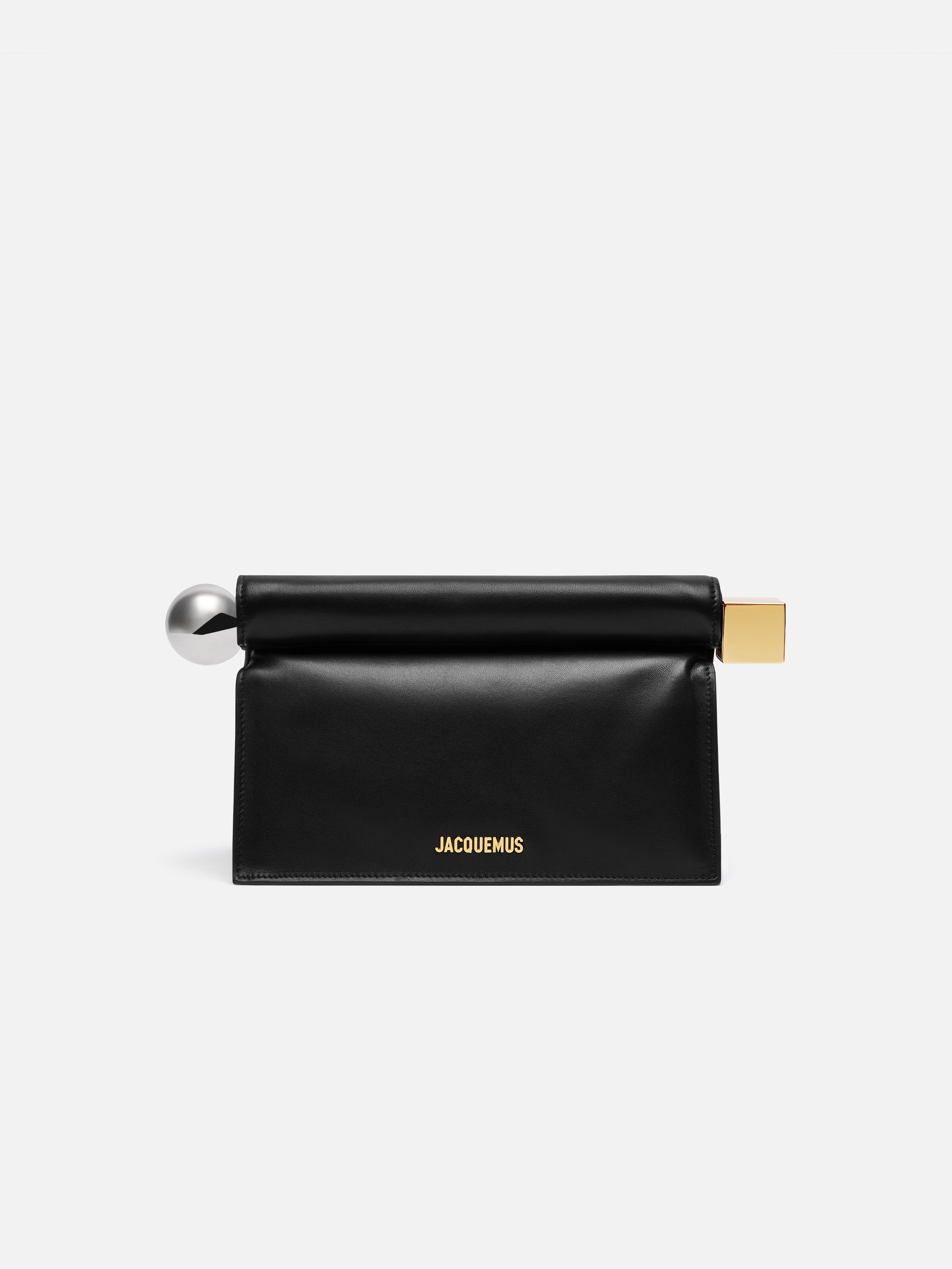 Jacquemus The Rond CarreClutch Take-Out Clutch Black