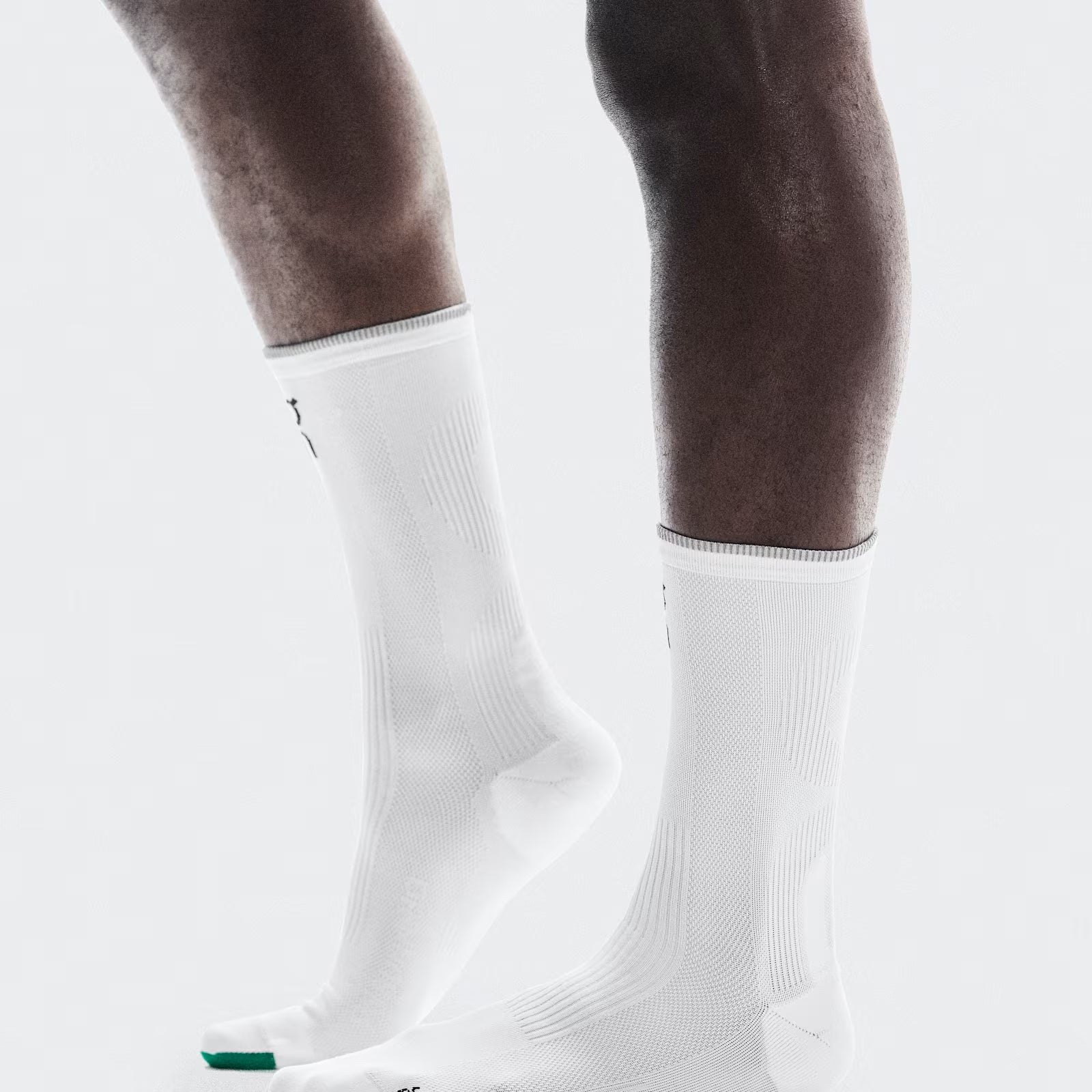 On Elite Run Sock High White | Ivory