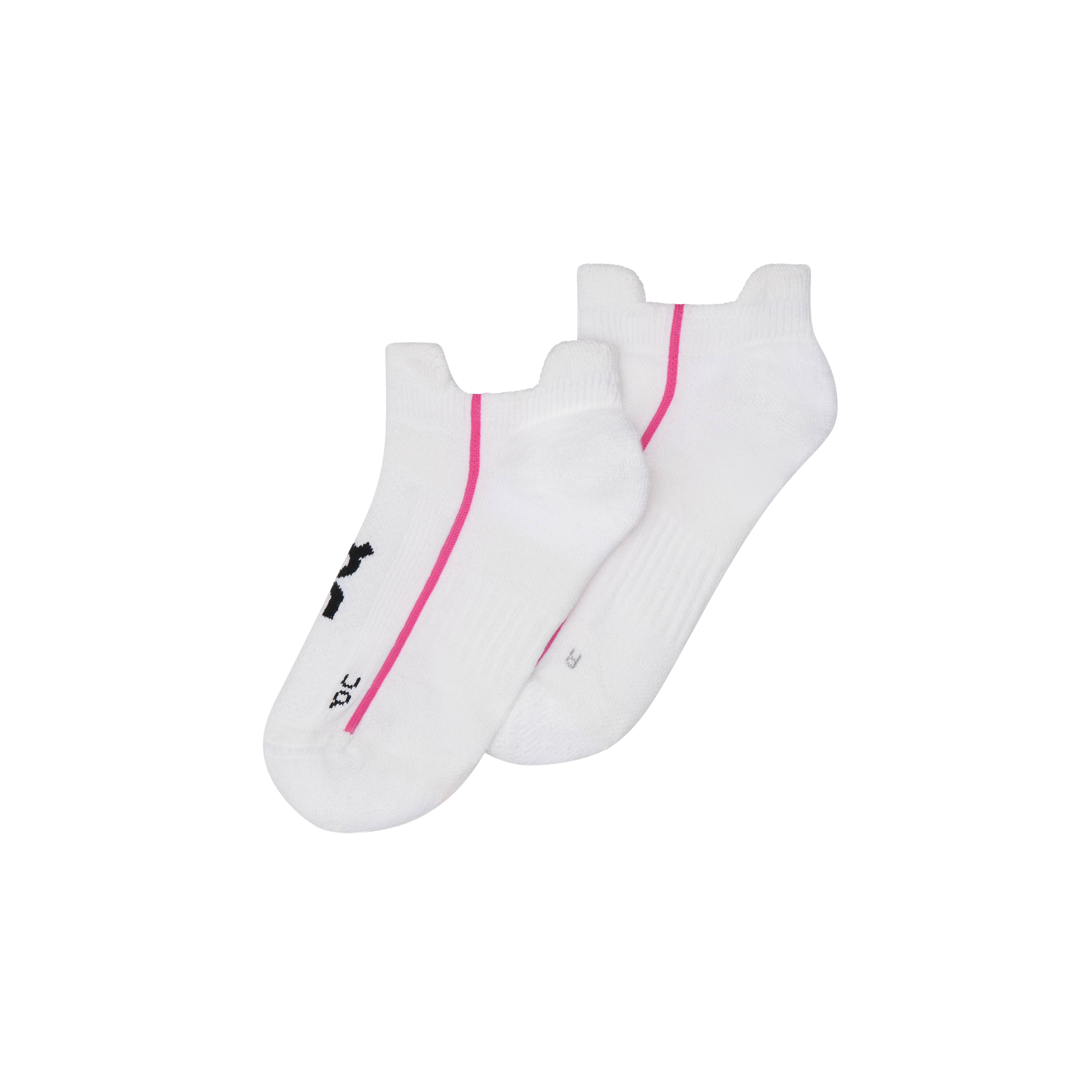 On Court Sock Low White | Pink
