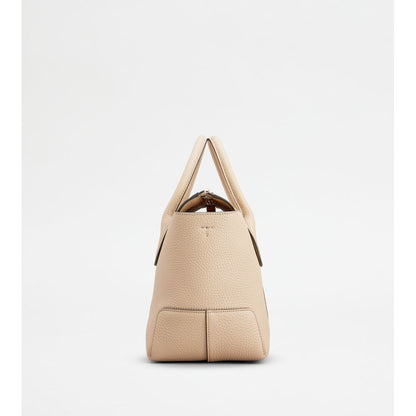 Tods Di Bag In Leather Small Beige