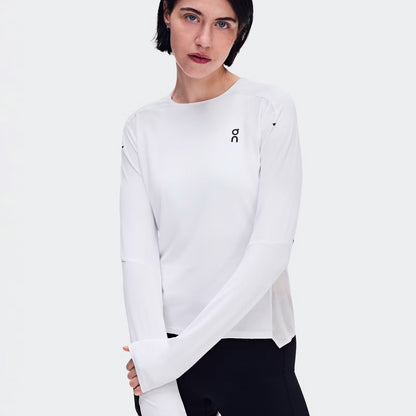 On Performance Long-T White | Silver (Women'S)