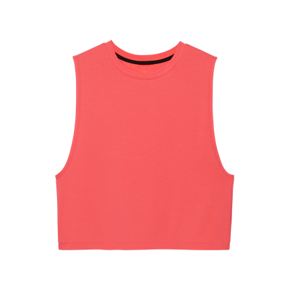 On Focus Crop Coral (Women's)