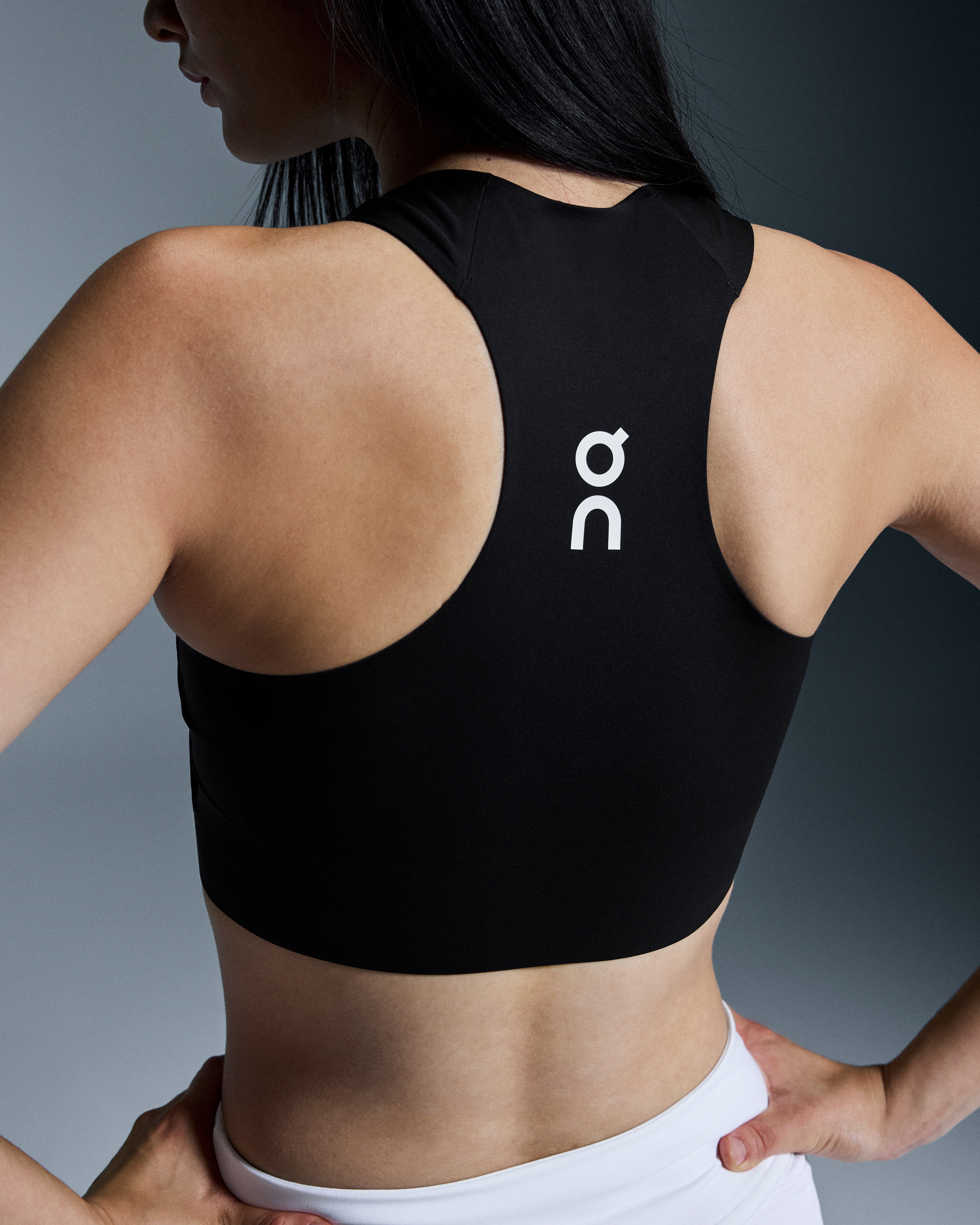 On Court Crop Top Black (Women's)