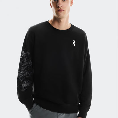 On Club Crew Graphic Black | Olive