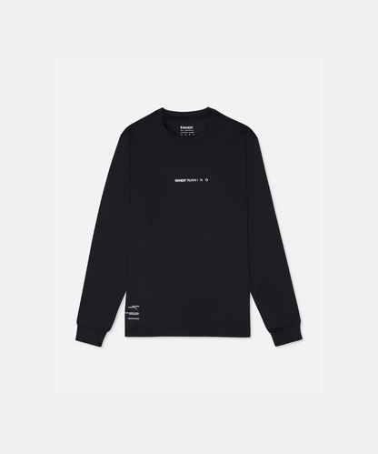 Bandit Micromesh Long Sleeve Performance Tee Unisex Black