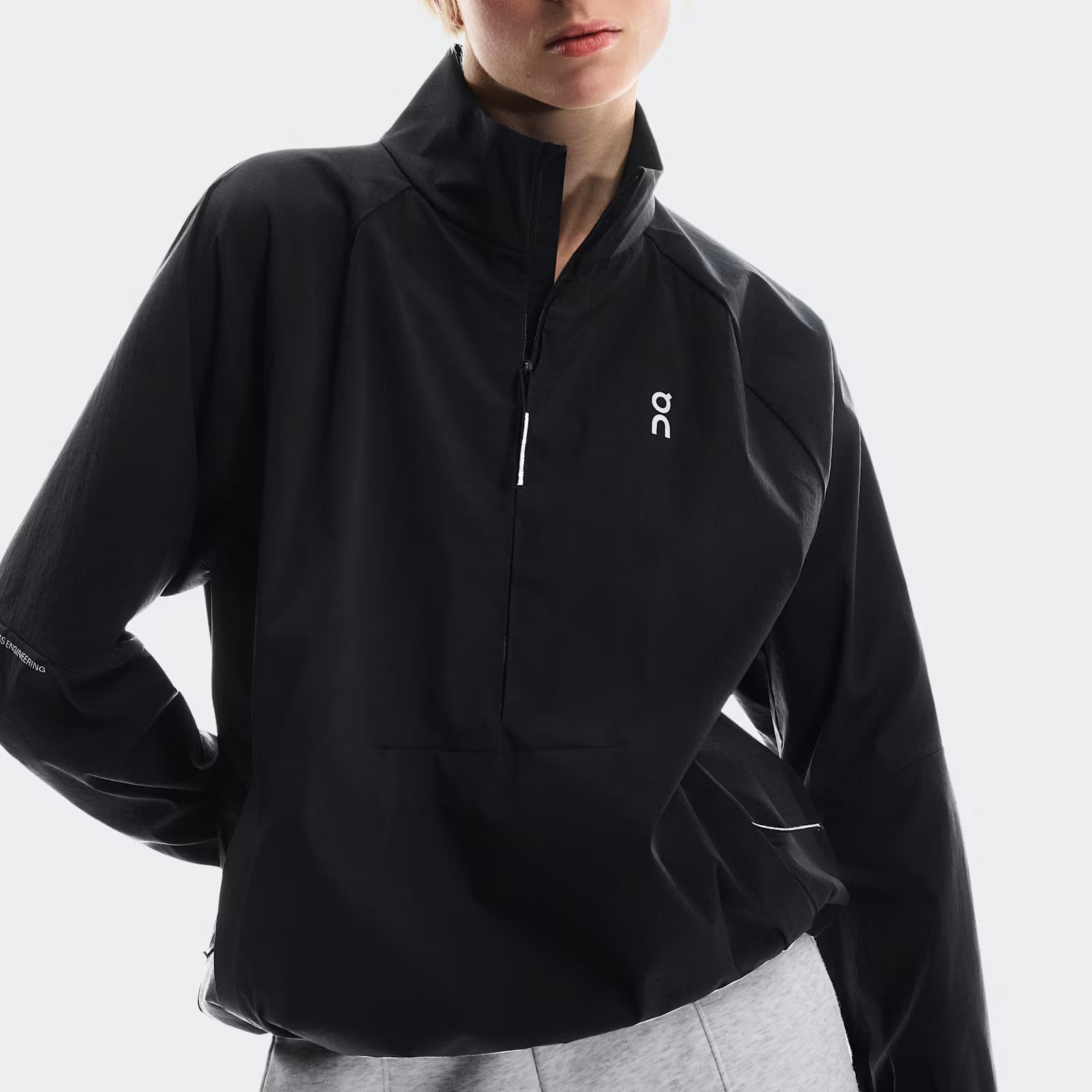 On All-Day 1/2 Zip Jacket Black (Women'S)
