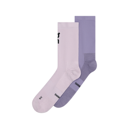 On Core Run Sock High 2P Foxglove | Mallow