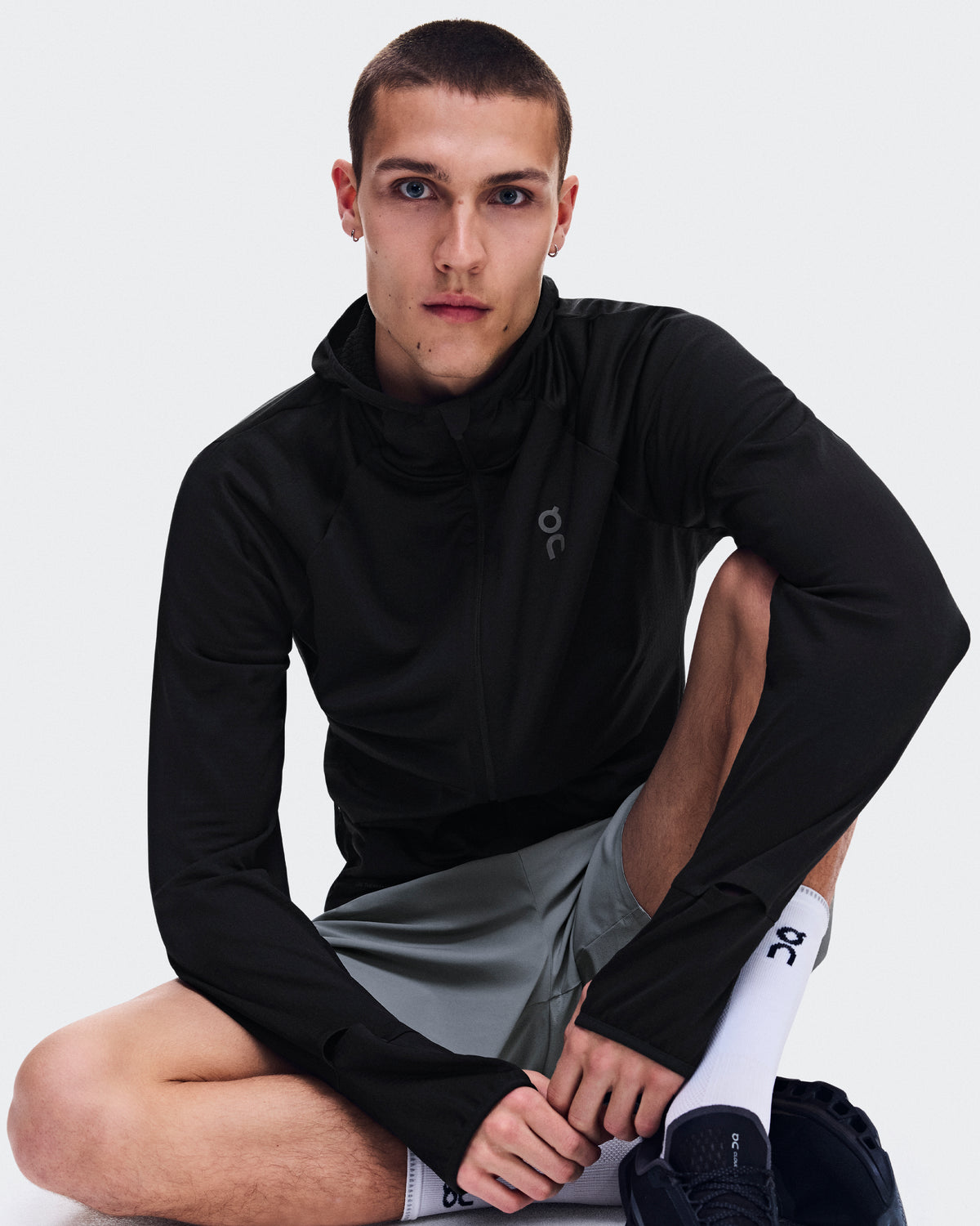 On Climate Zip Hoodie Black