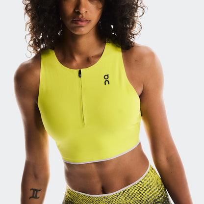 On Race Crop Lime (Women'S)