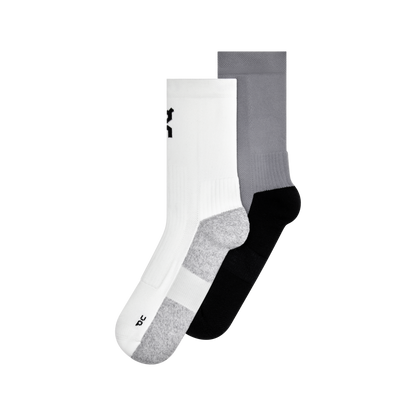 On Trail Sock High 2P Frost | Rock