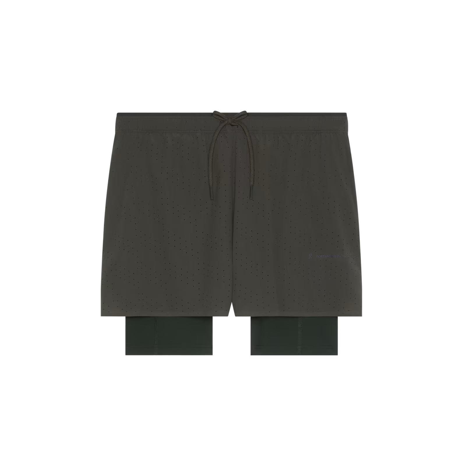 On Zero 2-In-1 Shorts Paf Molasses | Black