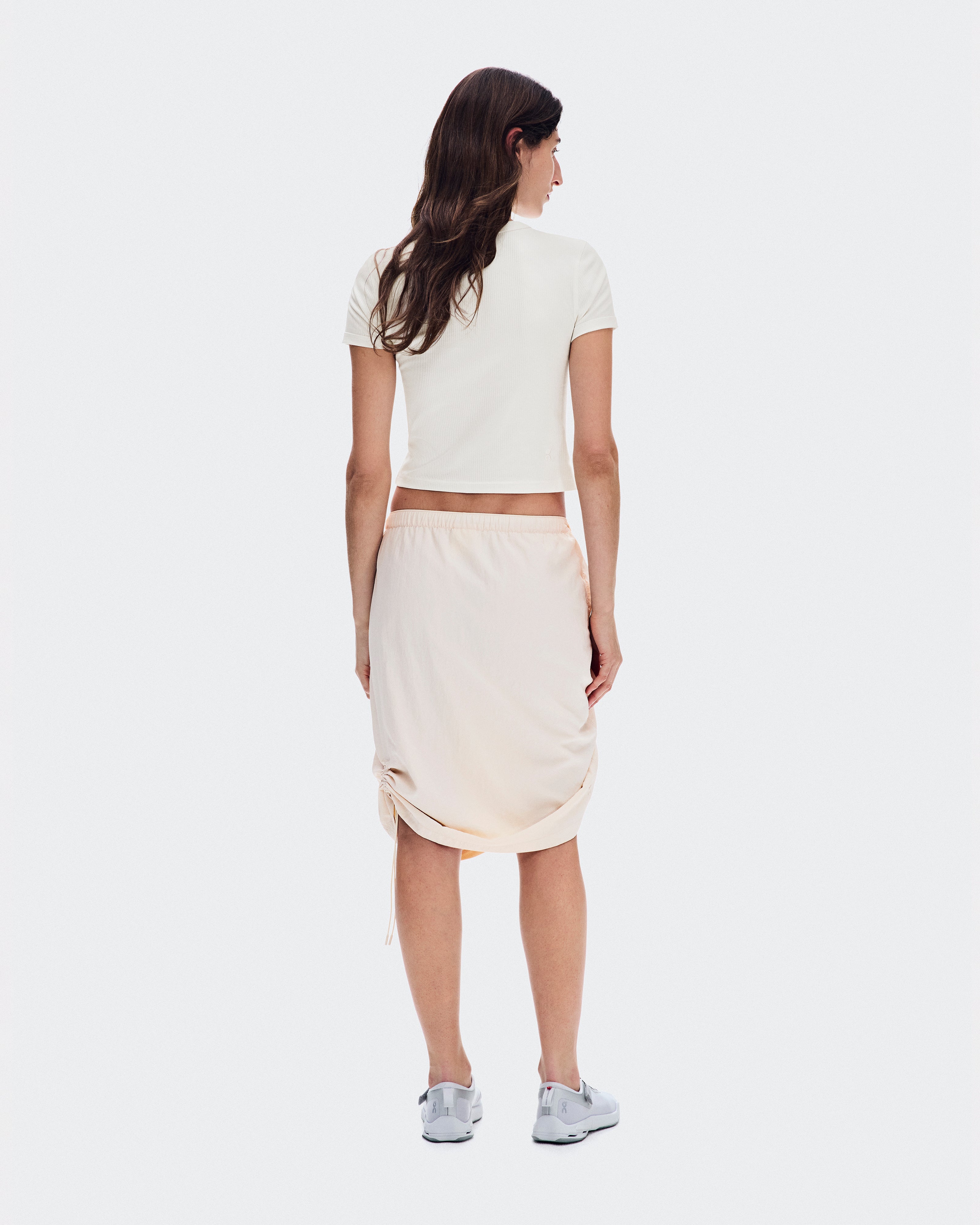 On All-Day Ribbed T-Shirt Ivory (Women'S)