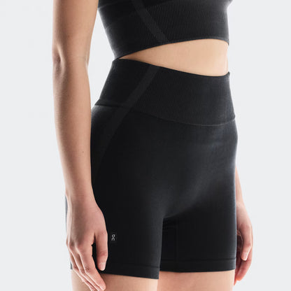 On Studio Knit Shorts Black | Eclipse (Women'S)