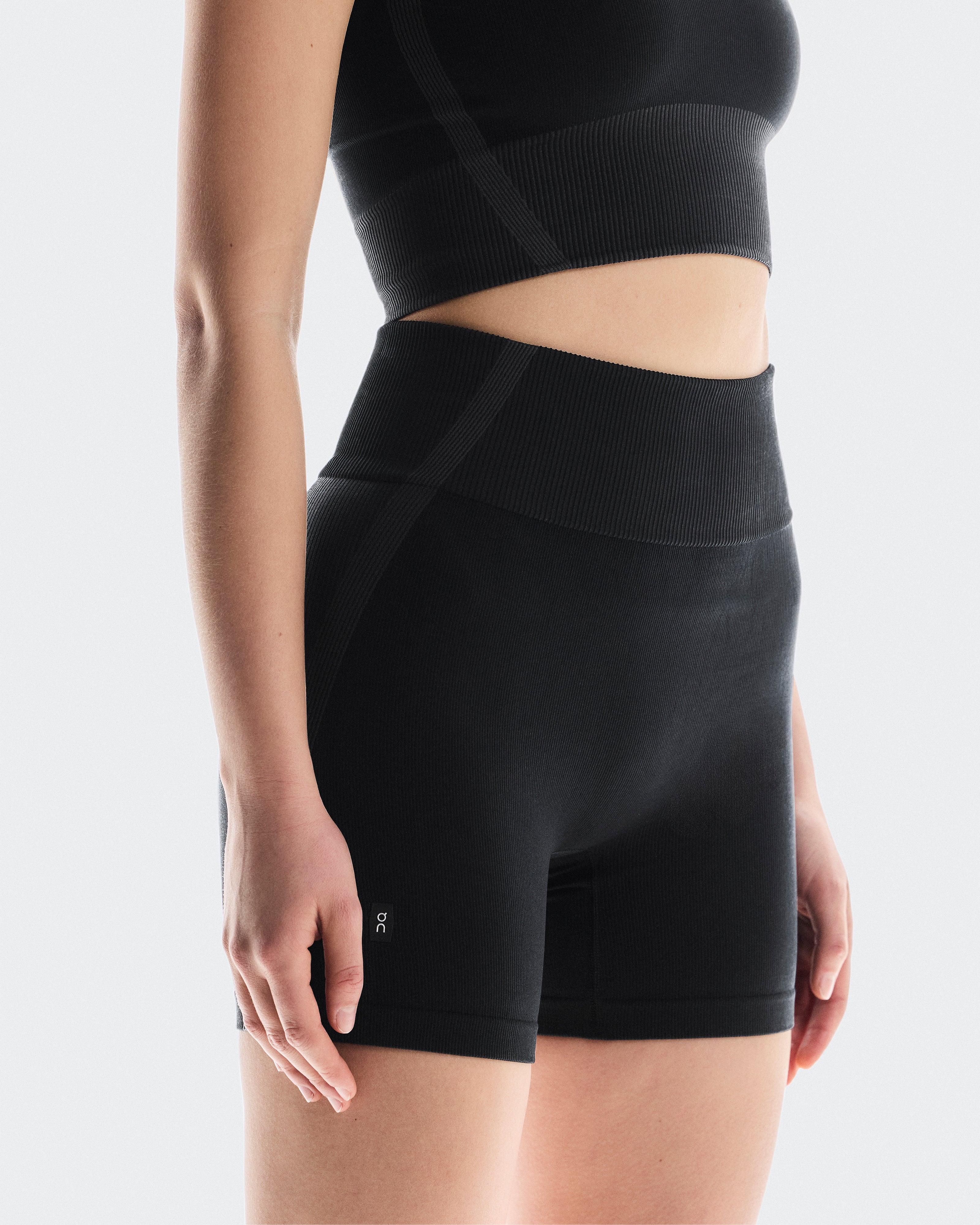 On Studio Knit Shorts Black | Eclipse (Women'S)