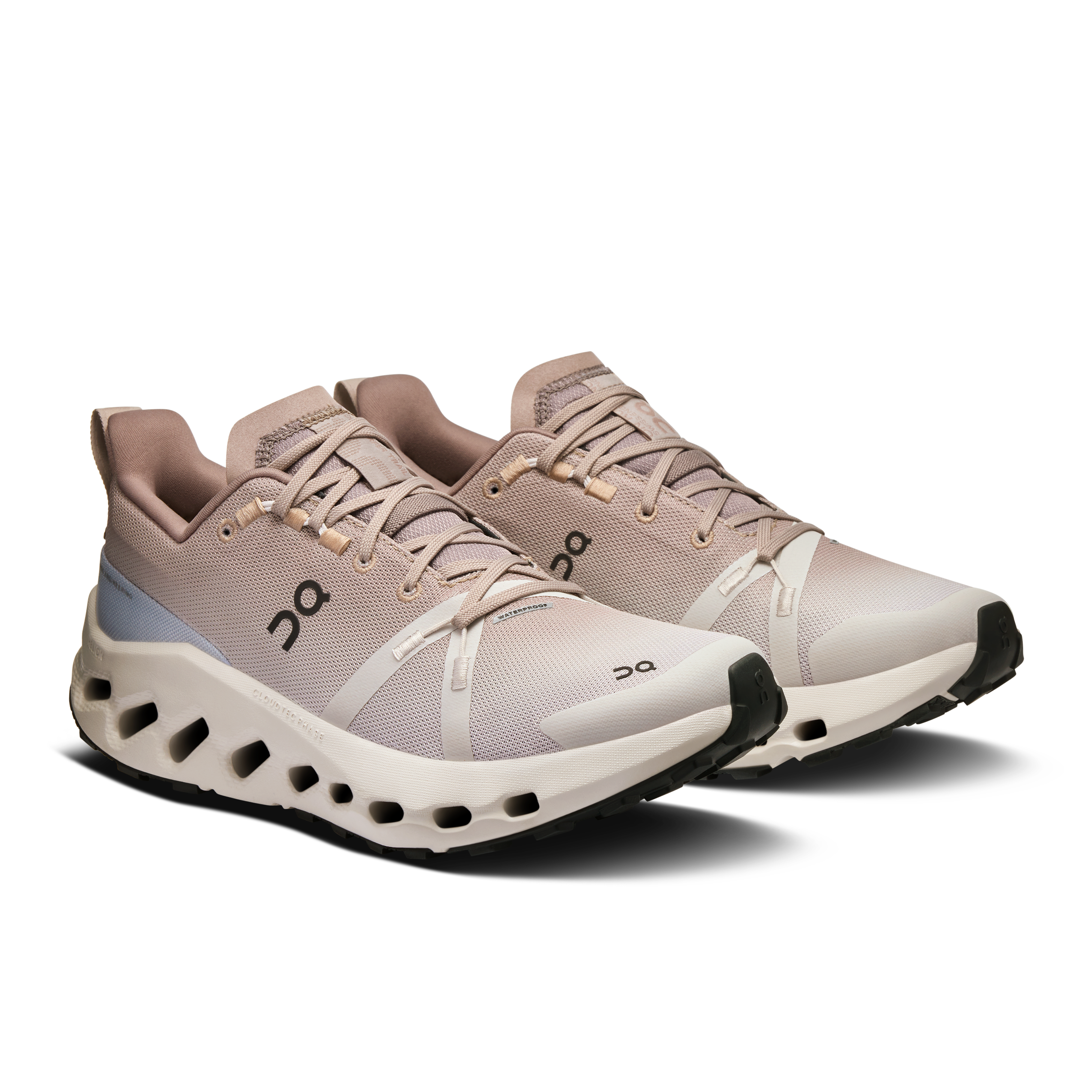 on running cloudsurfer trail waterproof desert wolf (women's)