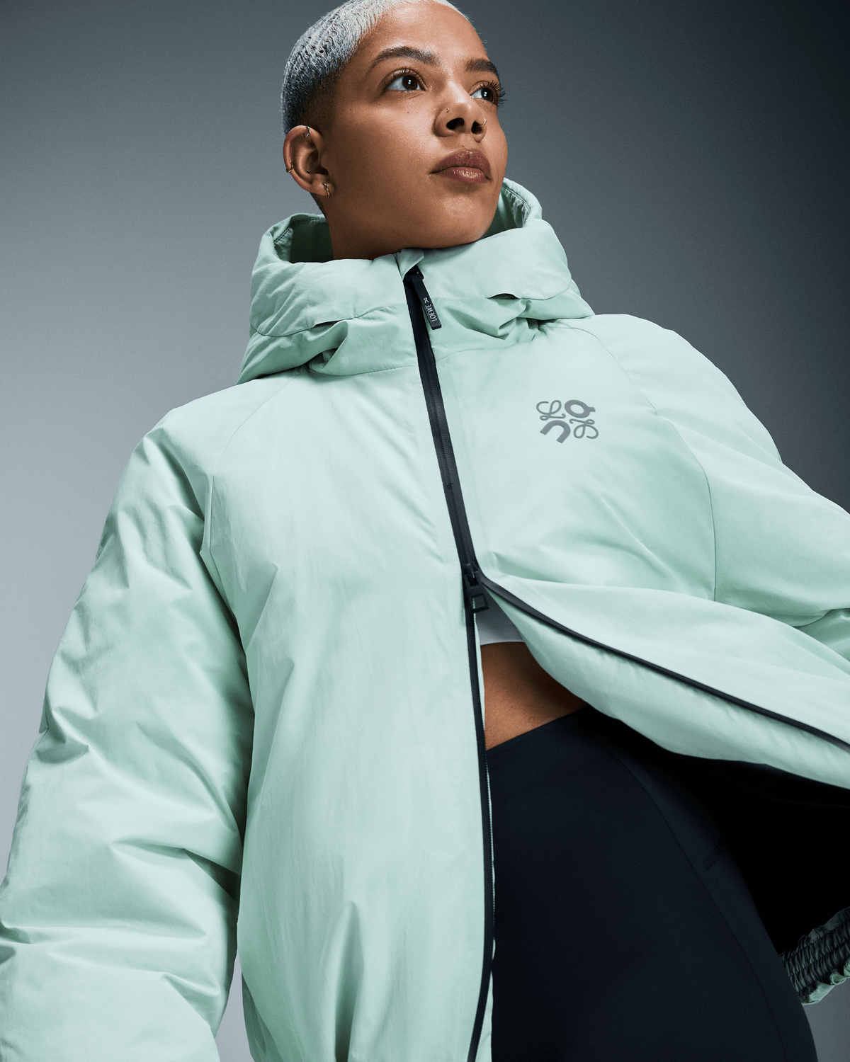 On Puffer Jacket Loewe White | Multicolor (Women'S)
