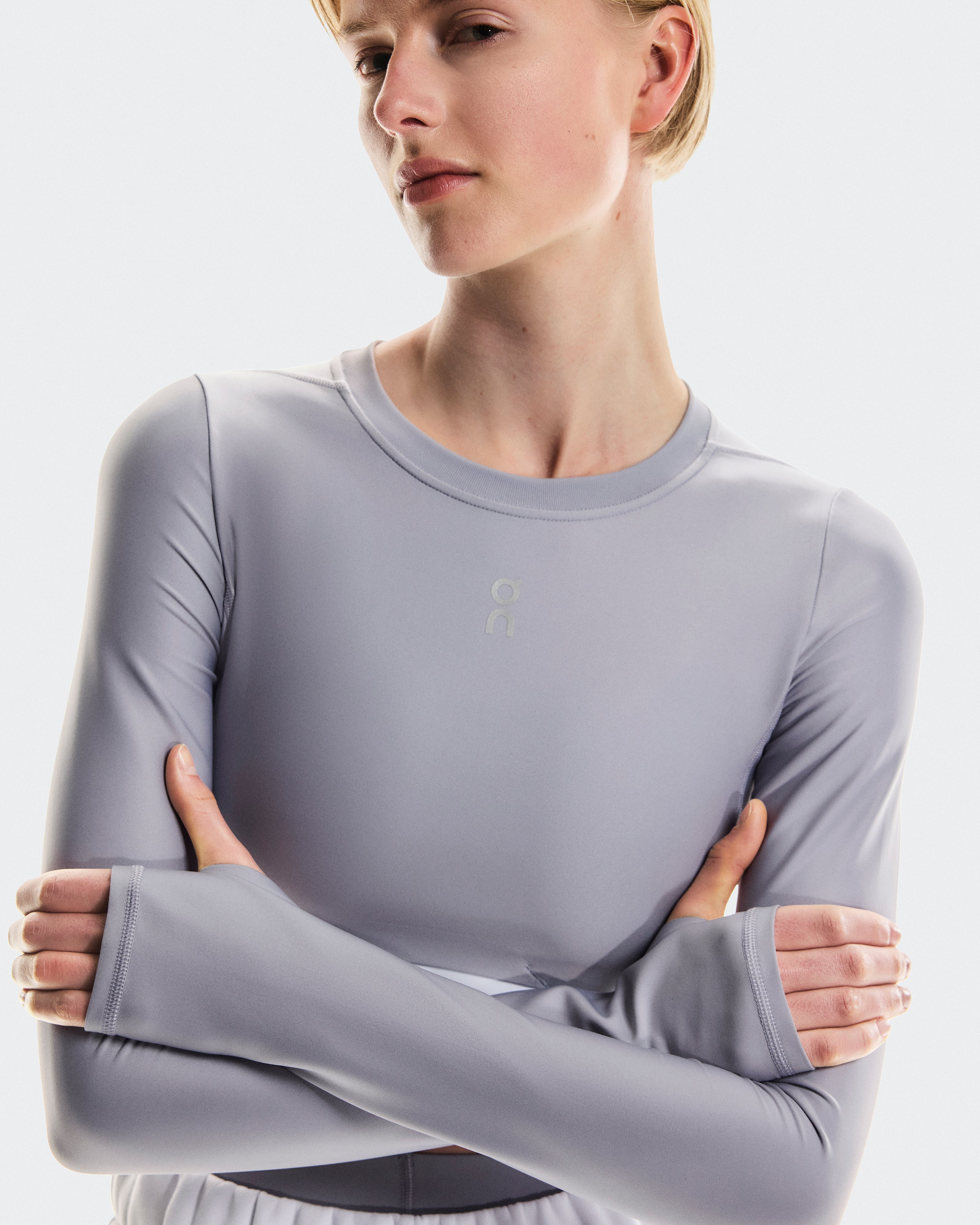 On Train Long Sleeve Crop Lilac (Women'S)