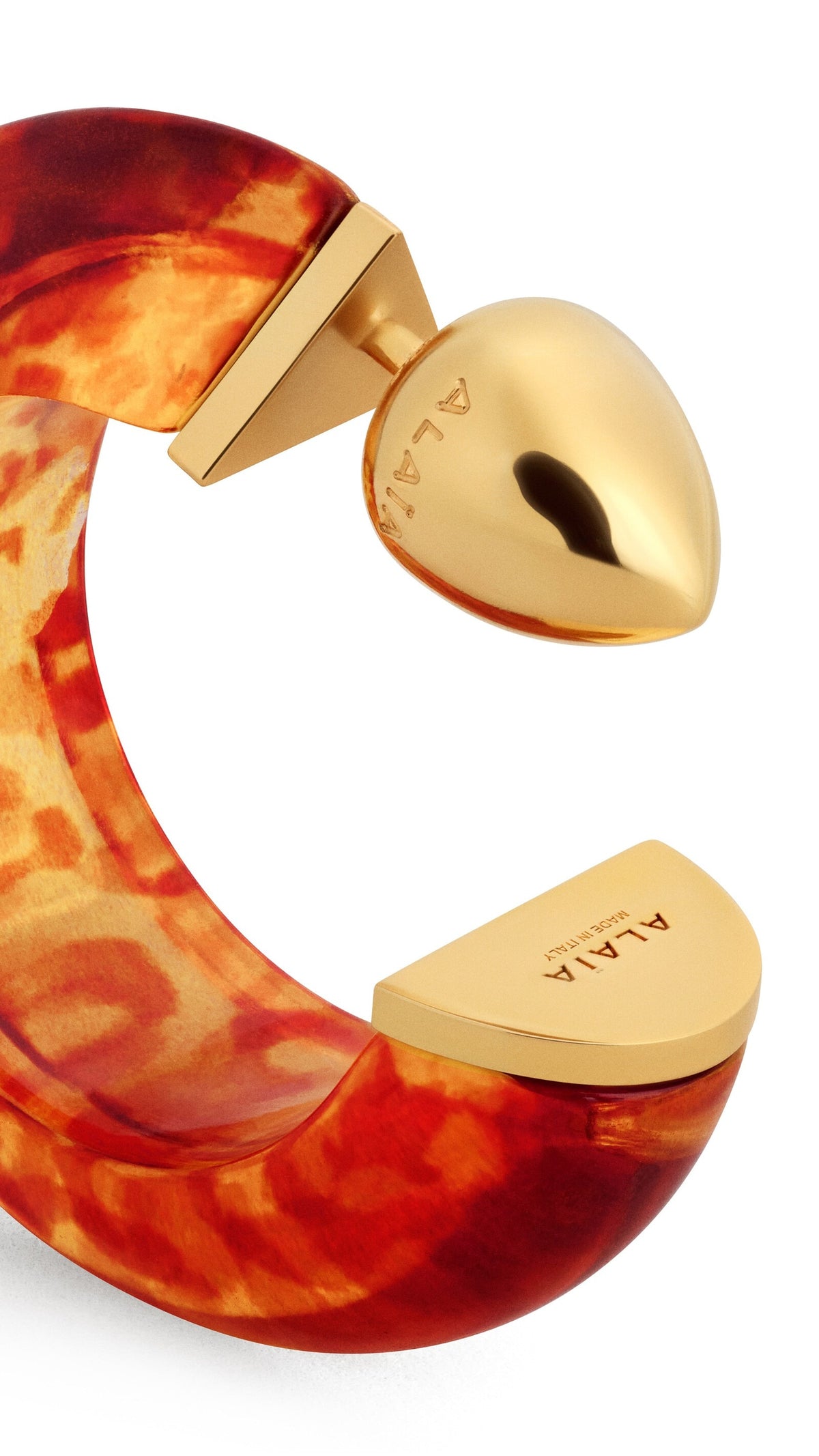 Alaïa Edge Hoops Earrings