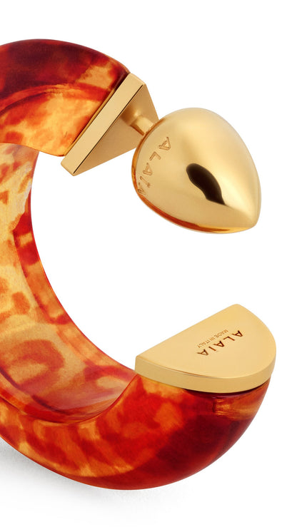 Alaïa Edge Hoops Earrings