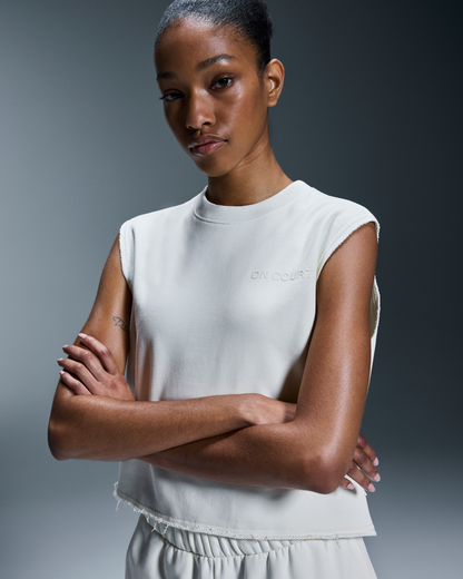 On Open Club Crew Crop White (Women'S)