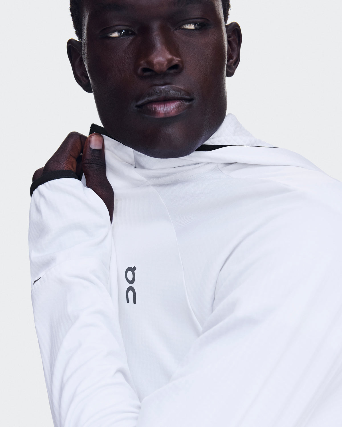 On Climate Zip Hoodie White