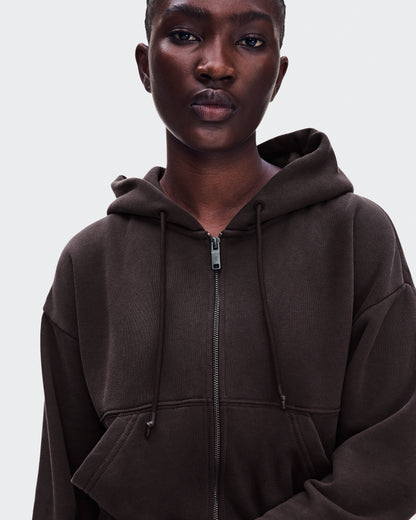 On Club Collective Full Zip Hoodie Fka Espresso (Women'S)