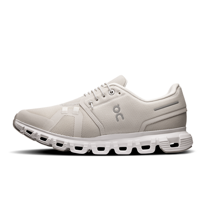 On Cloud 6 Wide Pearl White (Women'S)