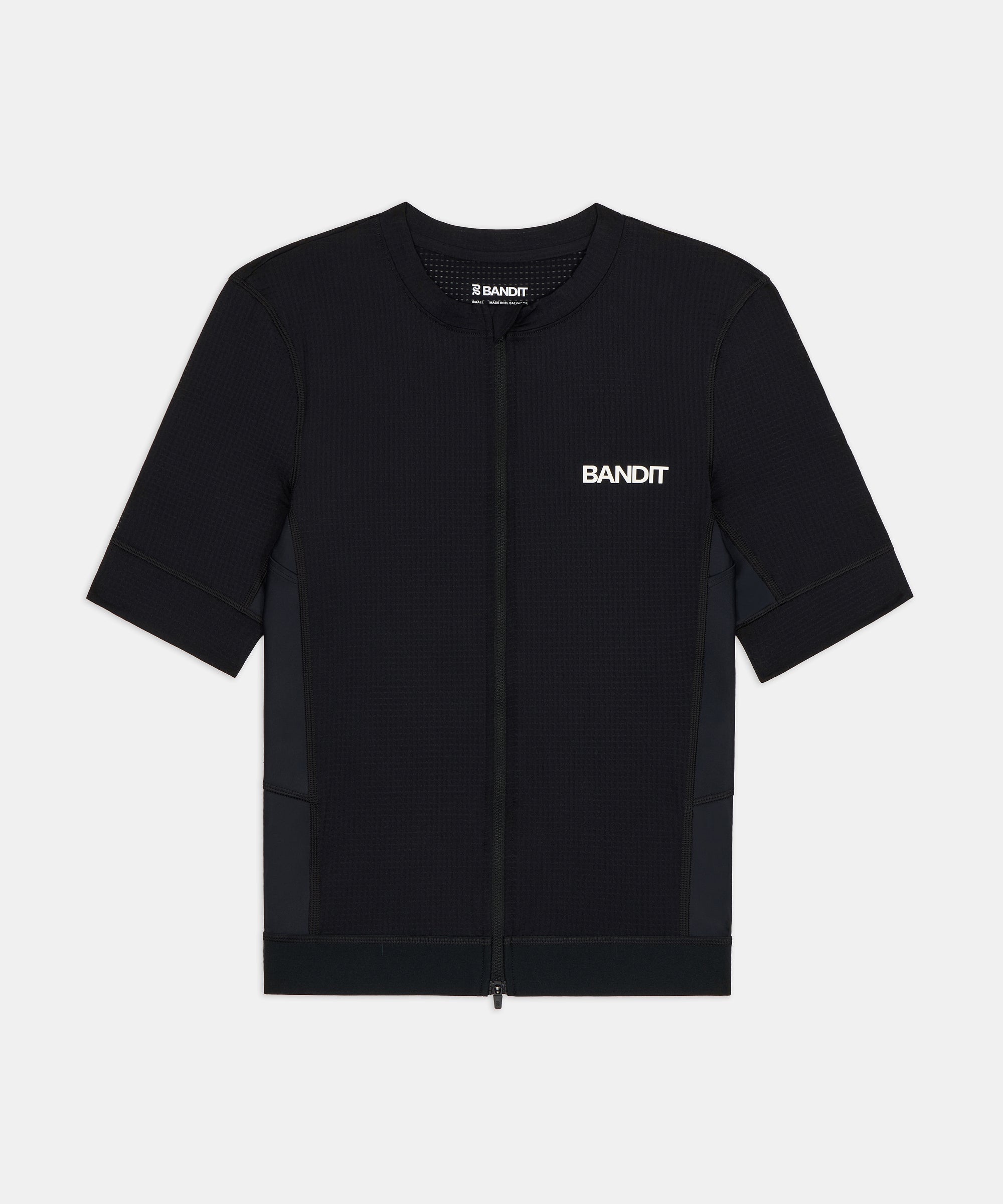 Bandit Mens Geomesh Race Top Black