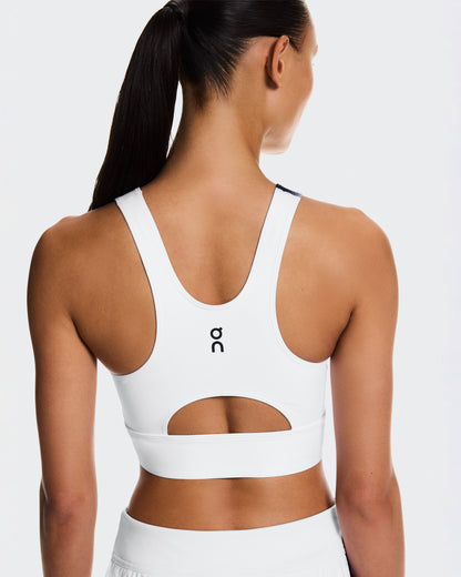 On Court Crop Top Edge White | Black (Women'S)