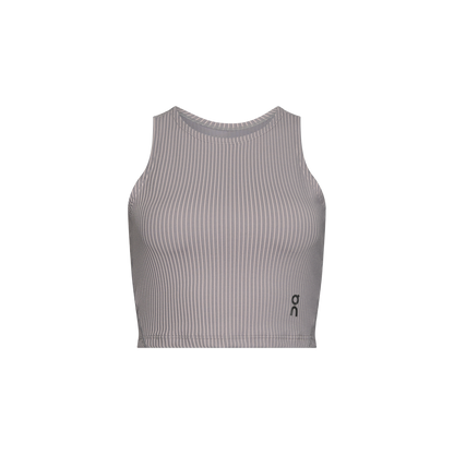 On All-Day Ribbed Crop Orchid | Lilac (Women's)
